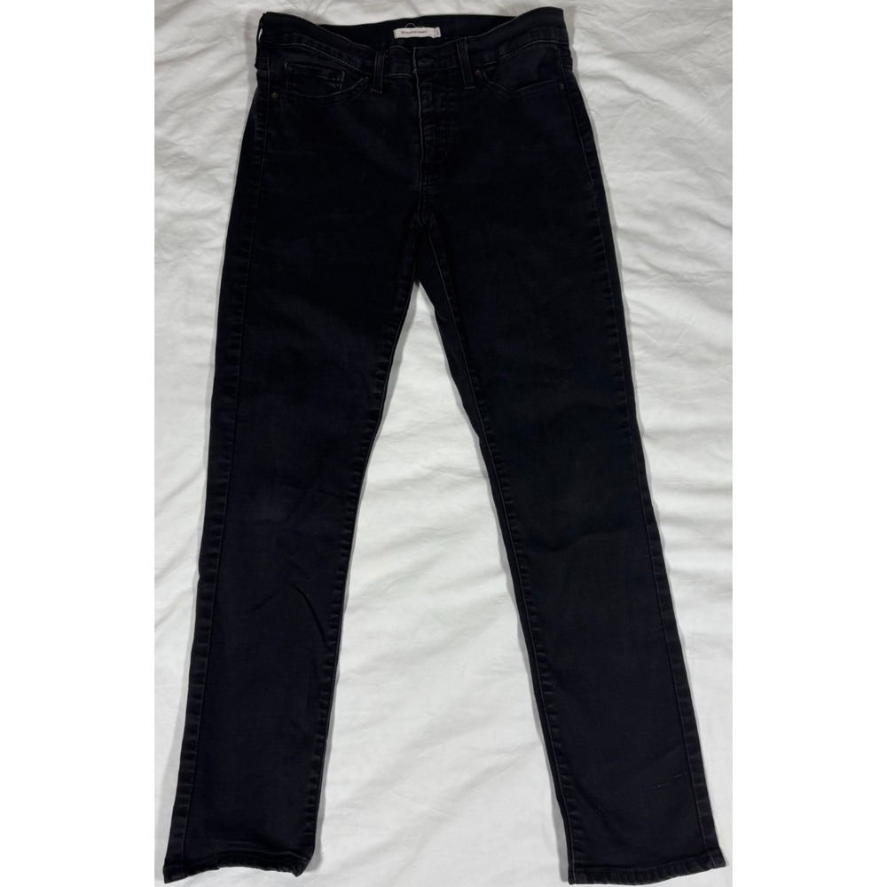 Levi's 311 Womens Shaping Skinny Jeans Black Denim Stretch Classic 5-Pocket 30